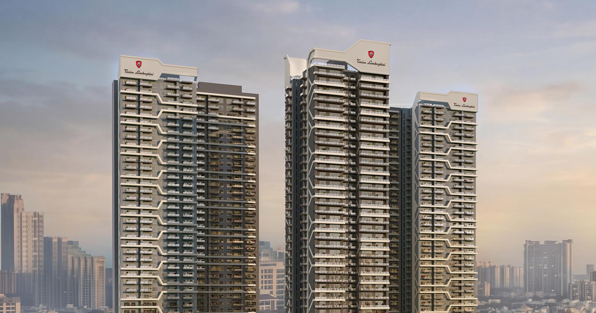 India's 1st Lamborghini Branded Residences Banner